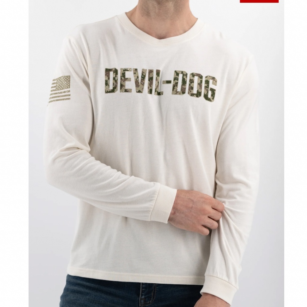 Devil-Dog Dungarees Long Sleeve Tee Size Medium